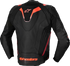 ALPINESTARS Missile v3 Ignition Leather Jacket - Black/Red Fluo/Dark Red - US 50 / EU 60 3100325-1365-60