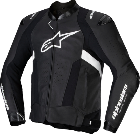 ALPINESTARS Missile v3 Leather Jacket - Black/White - US 44 / EU 54 3100125-12-54