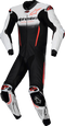 ALPINESTARS GP-R7 1-PC Leather Suit - White/Black/Red Fluo - US 38 / EU 48 3150125-233-48