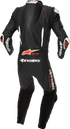 ALPINESTARS GP-R7 1-PC Leather Suit - Black/White/Red Fluo - US 50 / EU 60 3150125-1231-60