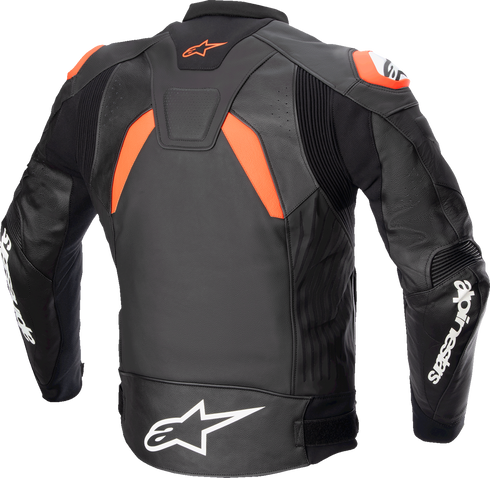 ALPINESTARS GP Plus v4 Leather Jacket - Black/Fluo Red/White - US 46 / EU 56 3100524-1321-56