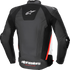 ALPINESTARS Missile v3 Leather Jacket - Black/White/Red Fluo - US 42 / EU 52 3100125-1231-52