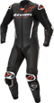 ALPINESTARS GP-R7 1-PC Leather Suit - Black/White/Red Fluo - US 46 / EU 56 3150125-1231-56