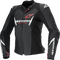 ALPINESTARS Stella Faster v3 Leather Jacket - Black/White Fluo/Coral - US 10 / EU 46 3113625-1781-46