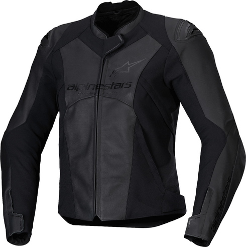 ALPINESTARS Stella Faster v3 Leather Jacket - Black/Black - US 4 / EU 40 3113625-1100-40
