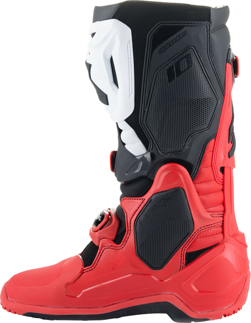 ALPINESTARS Tech 10 Enduro Boots - Bright Red/Black/White - US 7 / EU 40.5 2010025-3016-7
