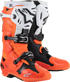 ALPINESTARS Tech 10 Enduro Boots - Fluorescent Orange/Black/White - US 9 / EU 43 2010025-4512-9