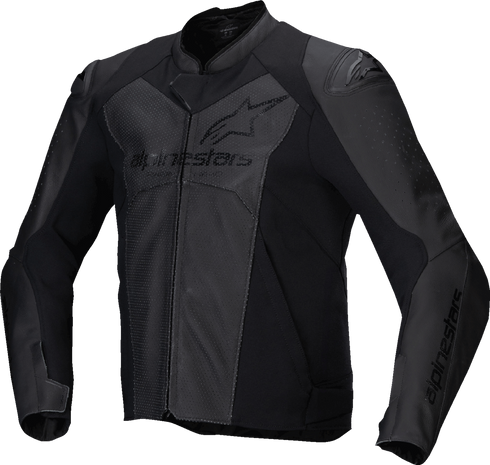 ALPINESTARS Faster v3 Airflow Leather Jacket - Black/Black - US 38 / EU 48 3103625-1100-48