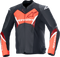 ALPINESTARS Faster v3 Airflow Leather Jacket - Black/Red Fluo - US 50 / EU 60 3103625-1030-60