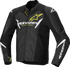 ALPINESTARS Faster v3 Airflow Leather Jacket - Black/White/Yellow Fluo - US 38 / EU 48 3103625-125-48