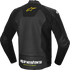 ALPINESTARS Faster v3 Airflow Leather Jacket - Black/White/Yellow Fluo - US 42 / EU 52 3103625-125-52