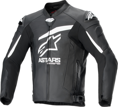 ALPINESTARS GP Plus R v4 Airflow Leather Jacket - Black/White - US 38 / EU 48 3100624-12-48