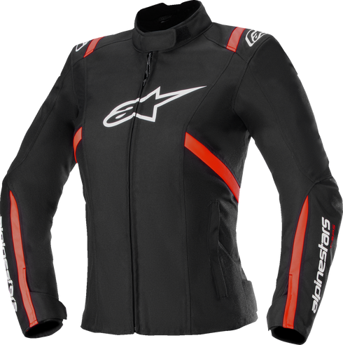 ALPINESTARS Stella T-SPS v2 WP Jacket - Black/White/Red Fluo - Large 3210225-1231-L