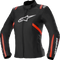 ALPINESTARS Stella T-SPS v2 WP Jacket - Black/White/Red Fluo - Large 3210225-1231-L
