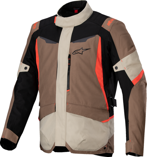 ALPINESTARS ST-1 WP Jacket - Dark Khaki/Sand/Black/Red Fluo - XL 3200625-866-XL