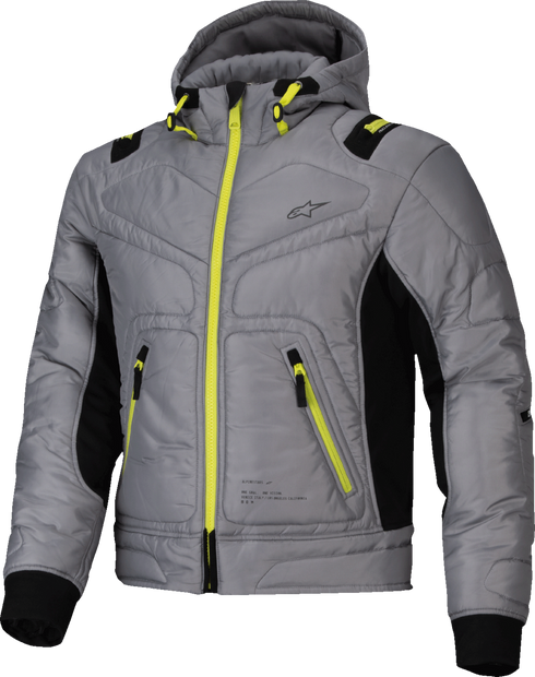 ALPINESTARS Mohobbs WP Jacket - Lunar Gray/Lime Punch - 2XL 3200925-9143-2XL