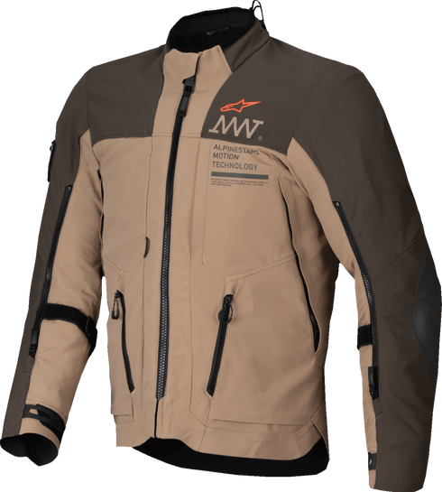 ALPINESTARS AMT-8 Stretch Drystar? XF Jacket - Dark Brown/Dark Khaki - 3XL 3200425-8018-3XL