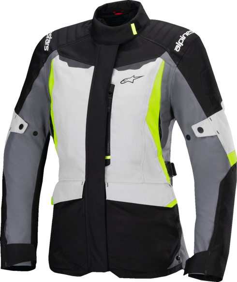ALPINESTARS Stella ST-1 Waterproof Jacket - Ice Gray/Black/Yellow Fluo - XL 3210325-9145-XL