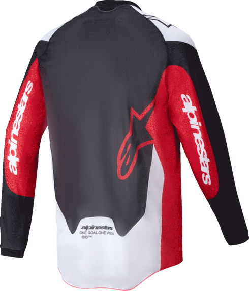 ALPINESTARS Pro-Dura Long-Sleeve Jersey - Black/Bright Red/White - Medium 3760125-1342-M