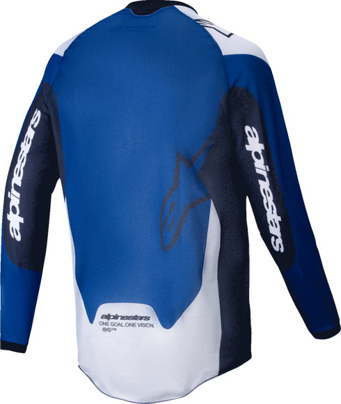 ALPINESTARS Pro-Dura Long-Sleeve Jersey - Navy/Bright Blue/White - Medium 3760125-7174-M