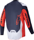 ALPINESTARS Pro-Dura Long-Sleeve Jersey - Navy/Hot Orange/White - Small 3760125-7162-S