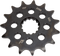 DRIVEN RACING Front Sprocket - 15 Tooth - Kawasaki/Yamaha 2058-520-15T