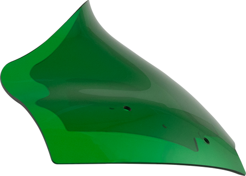 KLOCK WERKS Kolor Flare™ Windshield - 10" - Green - FLTR KWW-01-0718