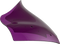 KLOCK WERKS Kolor Flare™ Windshield - 10" - Purple - FLTR KWW-01-0720
