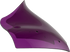 KLOCK WERKS Kolor Flare™ Windshield - 10" - Purple - FLTR KWW-01-0720