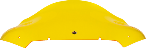 KLOCK WERKS Kolor Flare™ Windshield - 10" - Yellow - FLTR KWW-01-0717