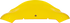 KLOCK WERKS Kolor Flare™ Windshield - 10" - Yellow - FLTR KWW-01-0717