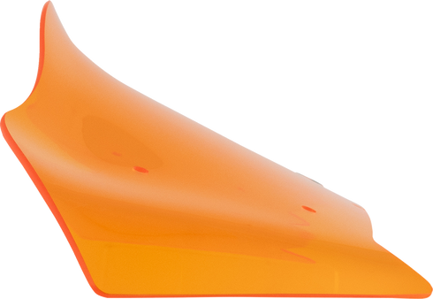KLOCK WERKS Kolor Flare™ Windshield - 8" - Orange - FLHX KWW-01-0729