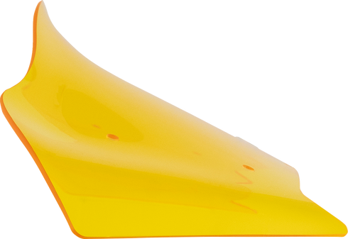 KLOCK WERKS Kolor Flare™ Windshield - 8" - Yellow - FLHX KWW-01-0730