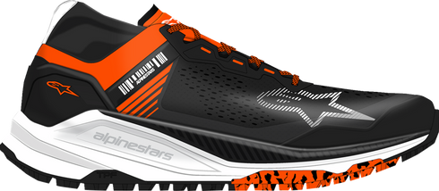 ALPINESTARS Meta XR v2 Shoes - Black/Orange/White - US 12.5 / EU 46 2654825-134-125