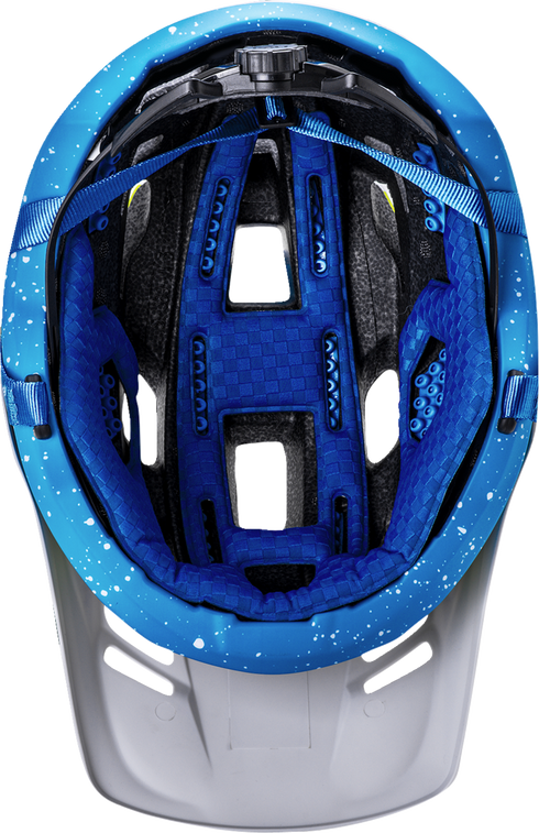 KALI Maya 3.0 Helmet - LTD Race - Matte Gray/Lime/Blue - L/XL 0220424317