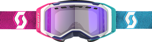 SCOTT Prospect 2.0 SMB Goggle - Stealth Blue/Radiant Pink - Dual - Light Sensitive - Blue Chrome Lens 421502-7906307