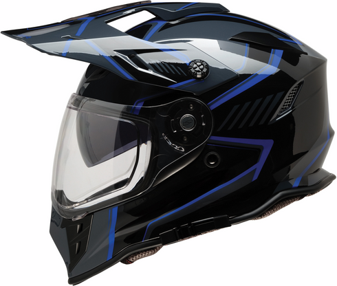 Z1R Range 2.0 Helmet - Voyager - Black/Blue - XS 0140-0362