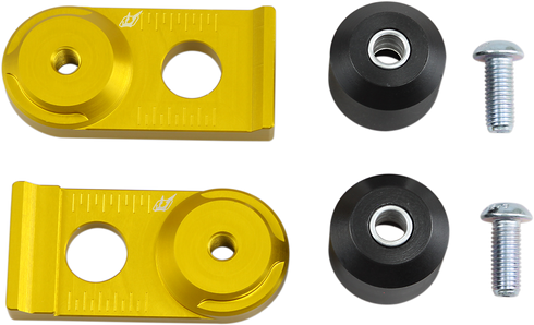 DRIVEN RACING Axle Block Sliders -Yamaha - Gold DRAX-116-GD
