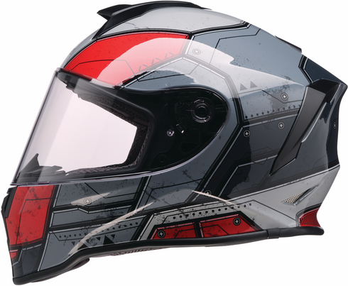 Z1R Youth Warrant 2.0 Helmet - Sentinel - Black/Red - Small 0102-0289