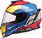 Z1R Youth Warrant 2.0 Helmet - Sentinel - Blue/Yellow - Medium 0102-0293