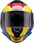 Z1R Youth Warrant 2.0 Helmet - Sentinel - Blue/Yellow - Medium 0102-0293