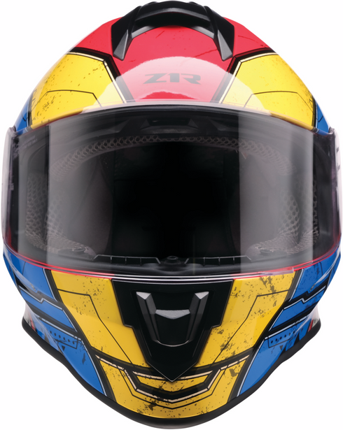 Z1R Youth Warrant 2.0 Helmet - Sentinel - Blue/Yellow - Small 0102-0292