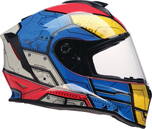 Z1R Youth Warrant 2.0 Helmet - Sentinel - Blue/Yellow - Small 0102-0292