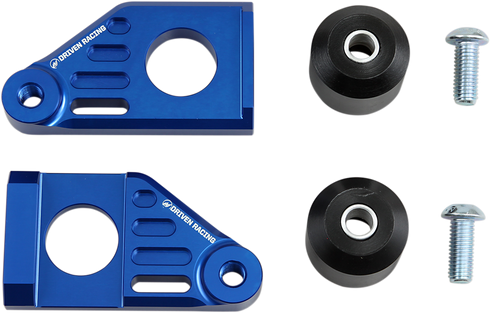 DRIVEN RACING Axle Block Sliders - Suzuki - Blue DRAX-119-BL