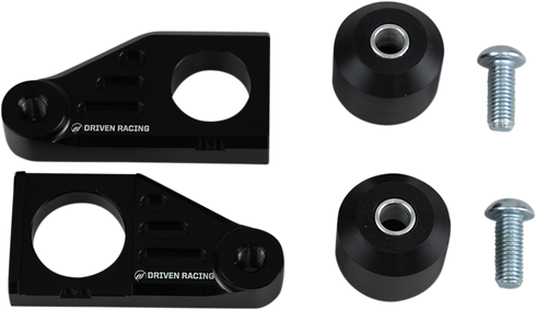 DRIVEN RACING Axle Block Sliders - Honda - Black DRAX-120-BK