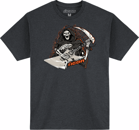 ICON Grim Shredder™ T-Shirt - Heather Charcoal - Large 3030-24351