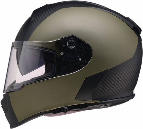 Z1R Warrant Helmet - Carbon - Green - XS 0101-17432