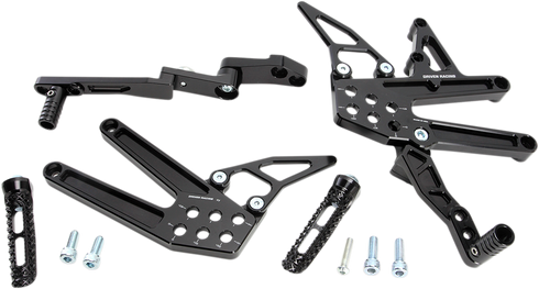 DRIVEN RACING TT Rearset - GSXR1 DRP-731-BK