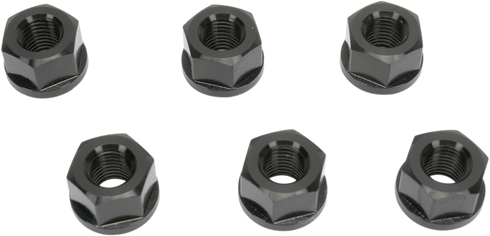 DRIVEN RACING Sprocket Nuts - Sport Bike - Black - M10 x 1.25 DSNBK