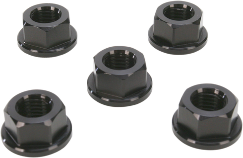 DRIVEN RACING Sprocket Nuts - 5-Bolt Hub - Black - M10 x 1.25 DSN5BK